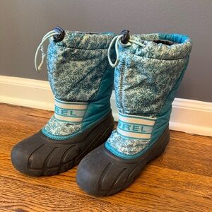 Sorel Kids' Blue Snow Boots (2)